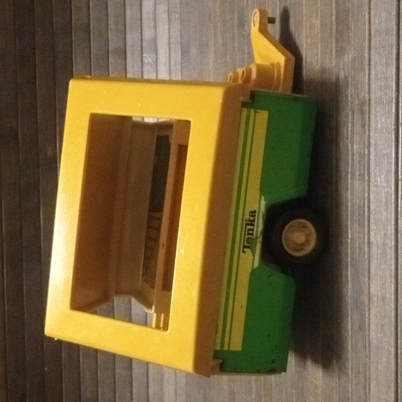 Vintage Tonka Green Van and Pop Up Camper Made In USA 1970s - Picture 11 of 16